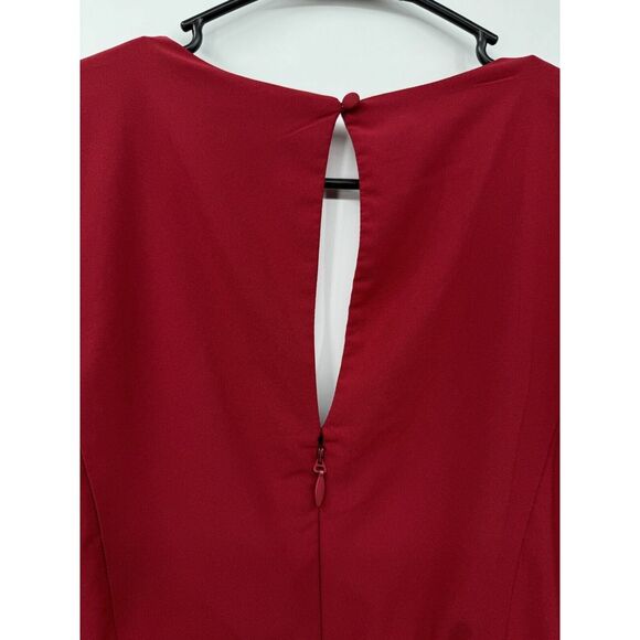 Torrid  Woman's Red Peplum Top‎ Size 0 - Picture 5 of 6